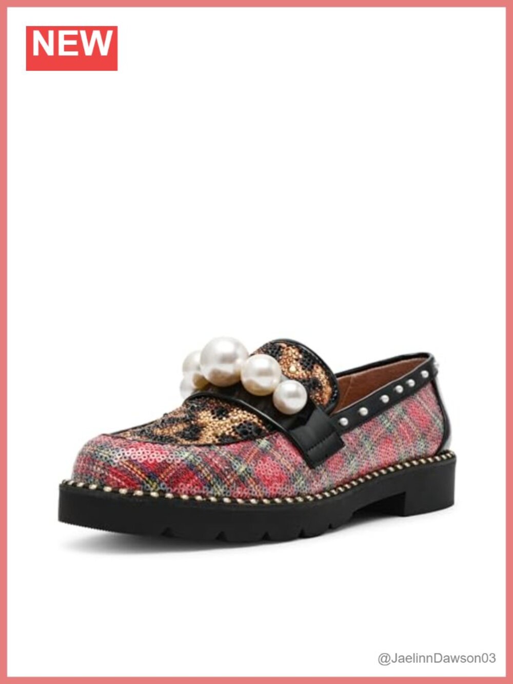 Betsey Johnson Harloe Pearl Embellished Slip-On Loafer Women's Flat